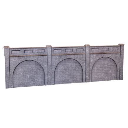 Scale Model Scenery KX076 OO Gauge Railway Arches Blue Brick Laser Cut Kit